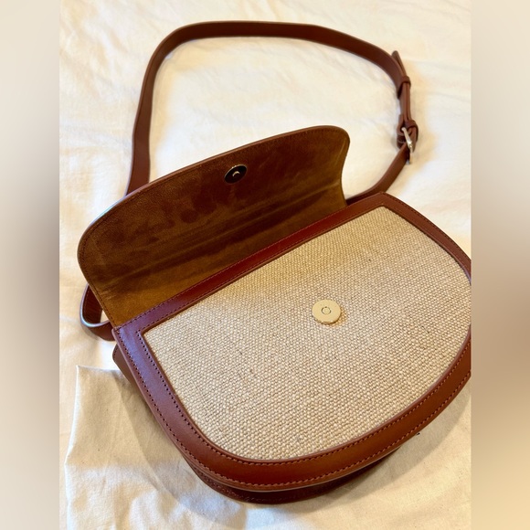 A.P.C. Geneve Jute Leather Shoulder Bag - Picture 8 of 11